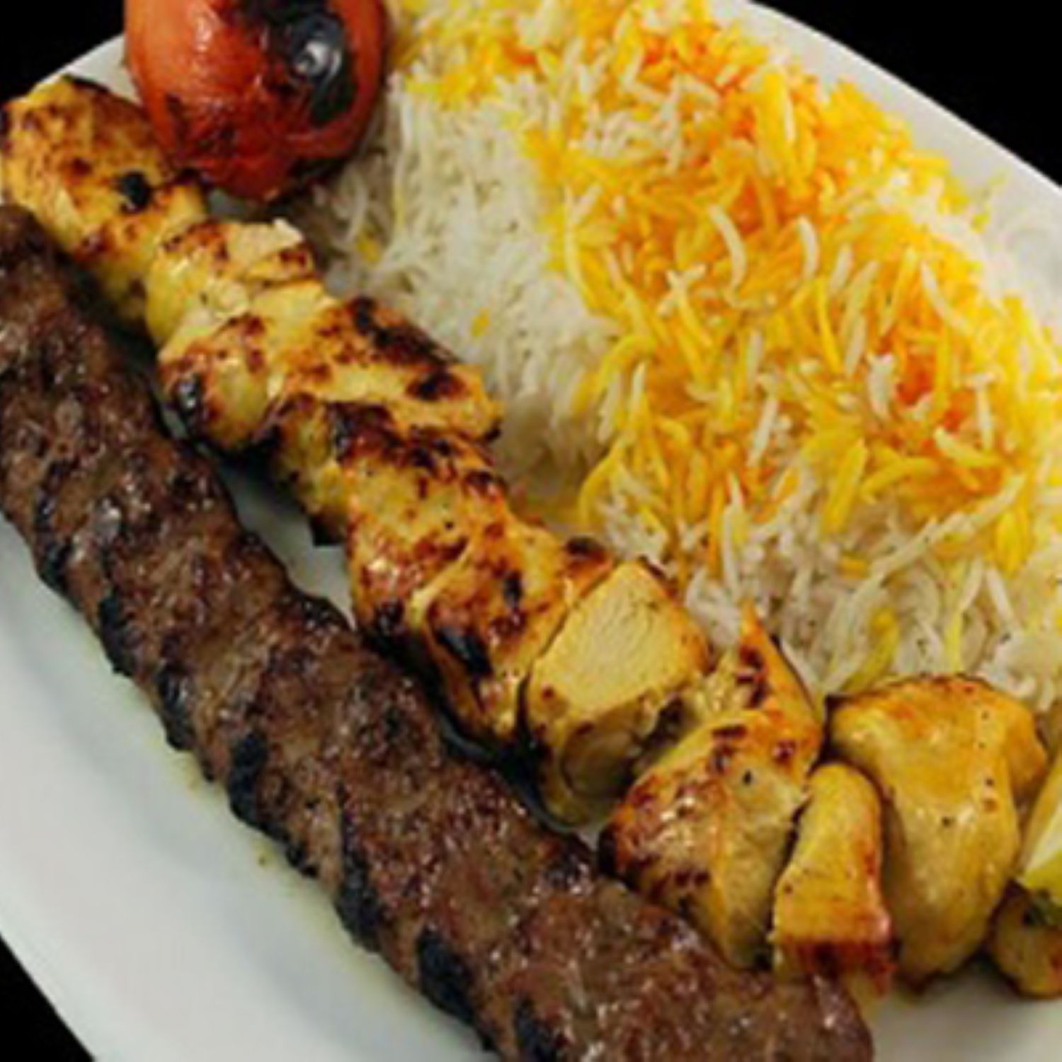 چلو کباب مخلوط