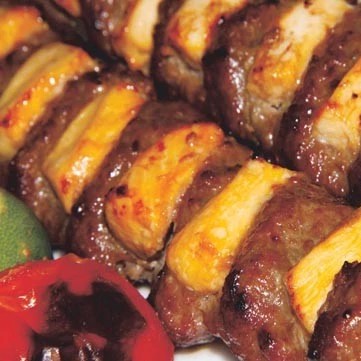 چلو کباب نگین دار