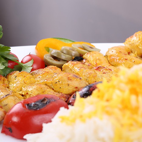 چلو جوجه کباب 